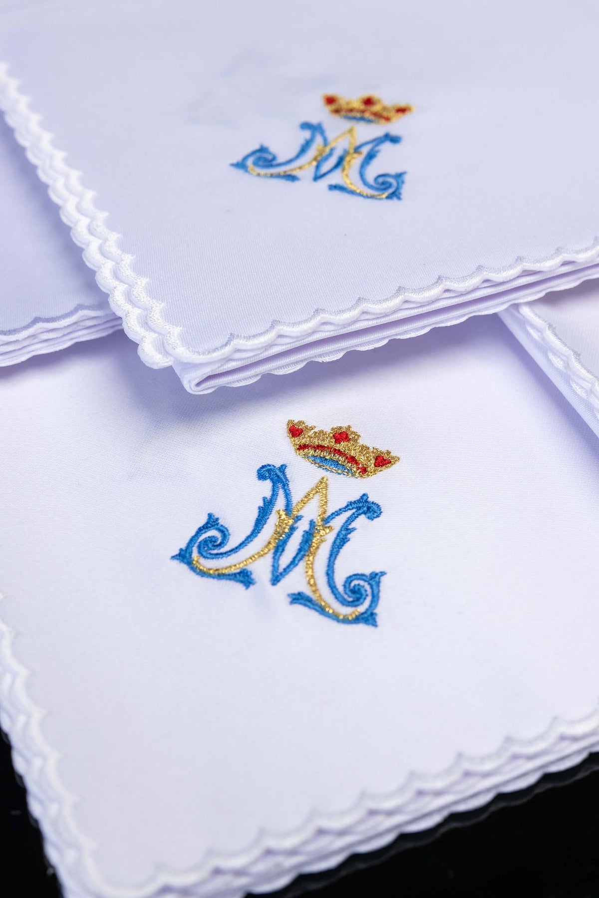 Set of 5 Corporals with Marian Embroidery