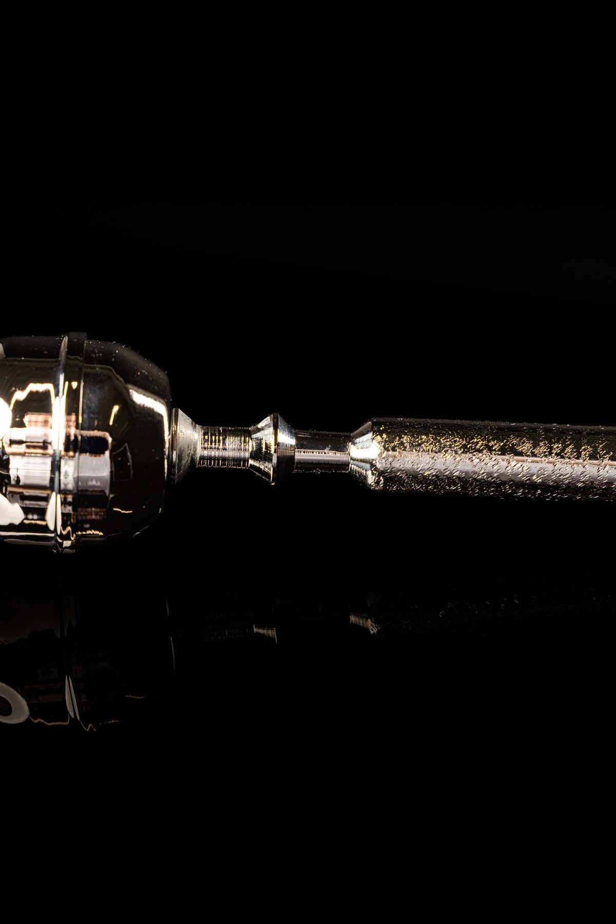 Metal Aspergillum with Head and Handle