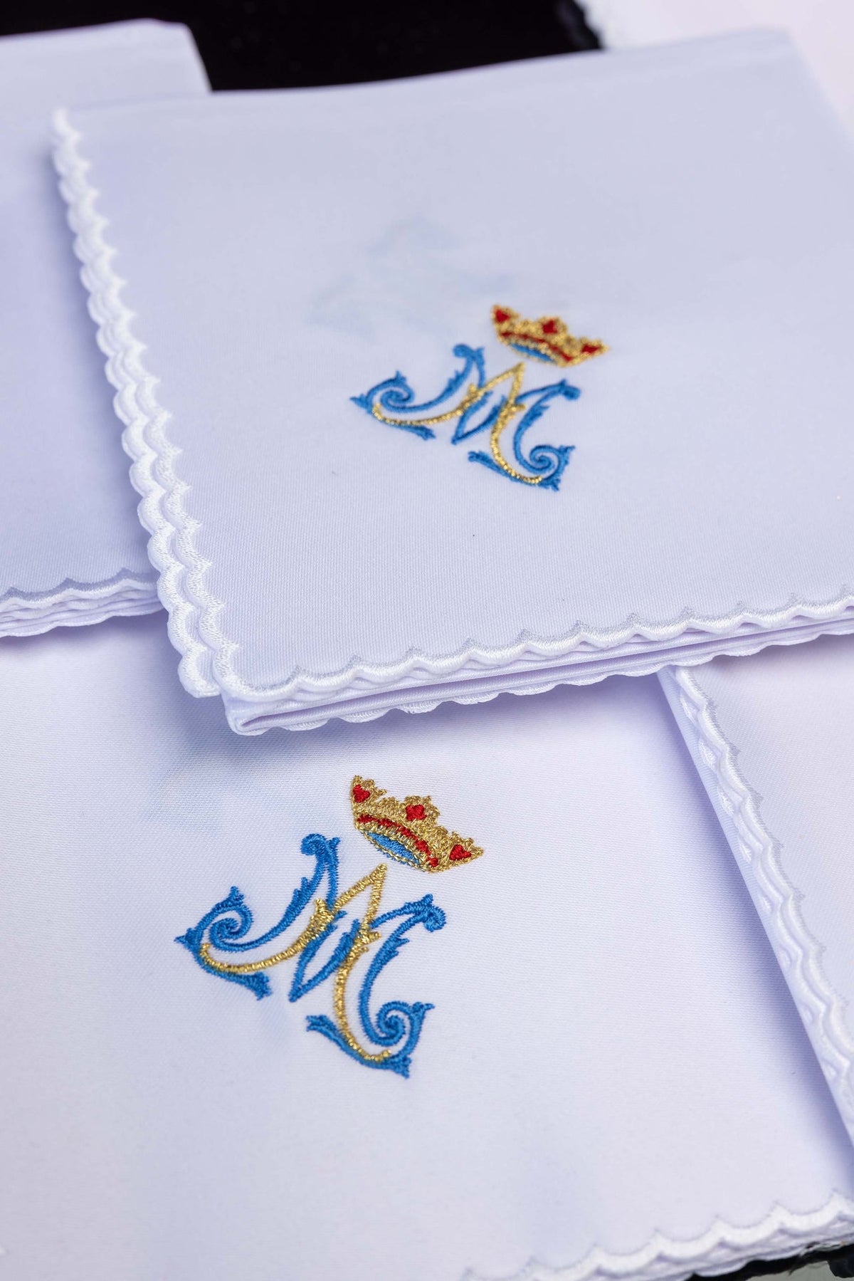 Set of 5 Corporals with Marian Embroidery