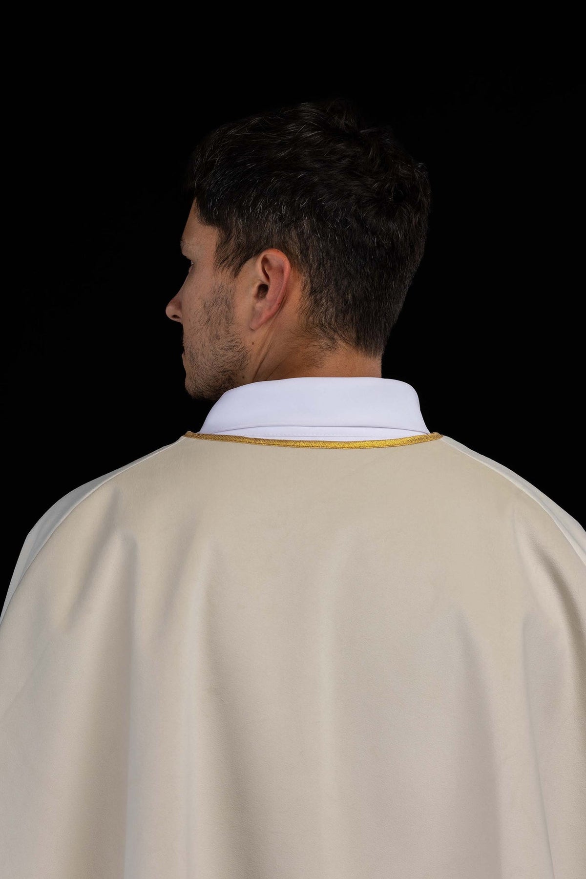 Velvet Altar Server Cape with Ecru Tie