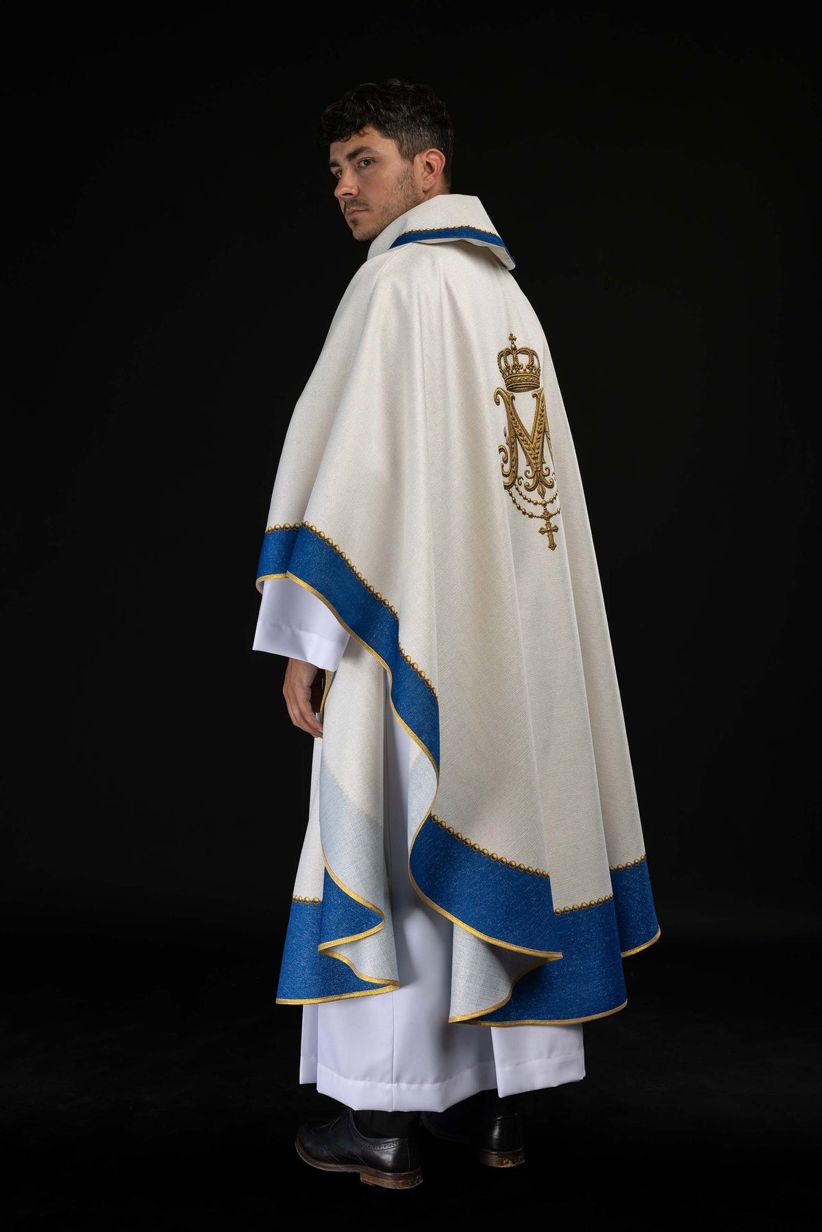 Printed Chasuble with an Image of Our Lady of Częstochowa