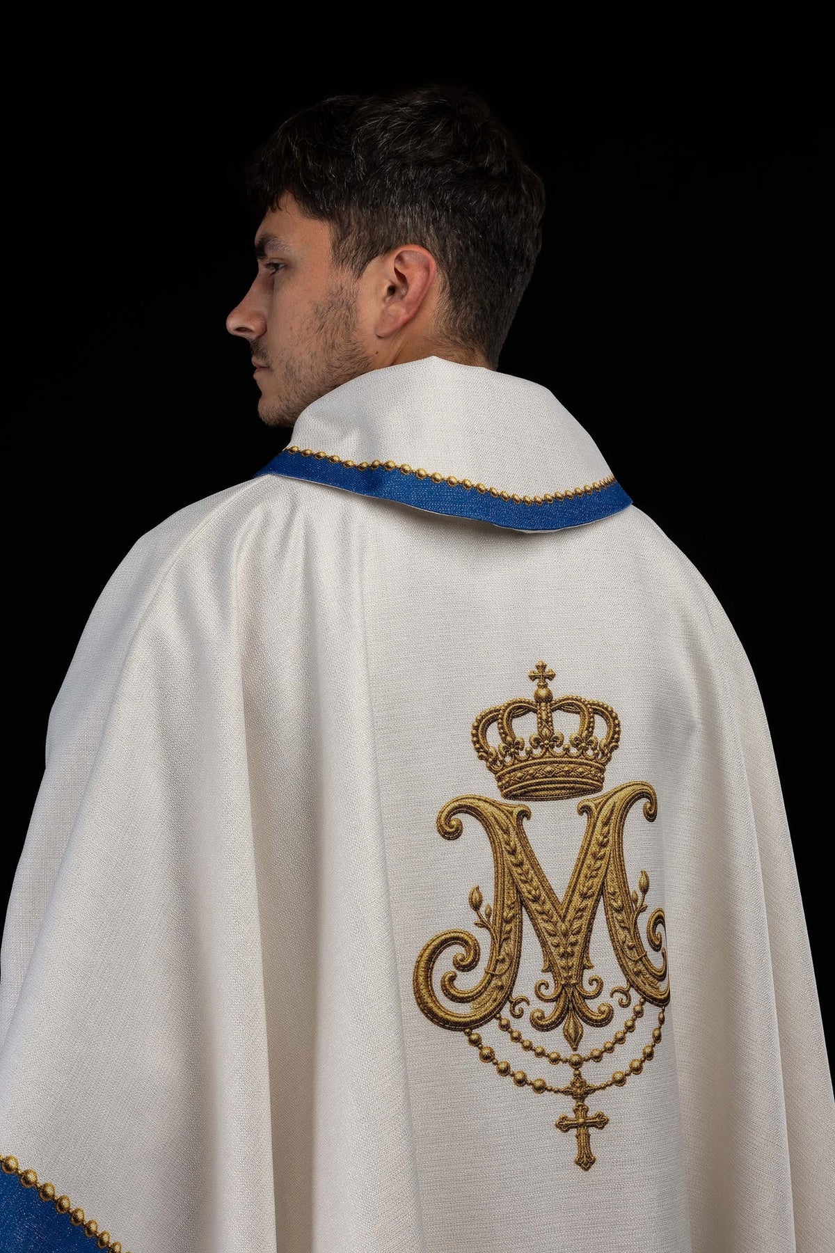 Printed Chasuble with an Image of Our Lady of Częstochowa