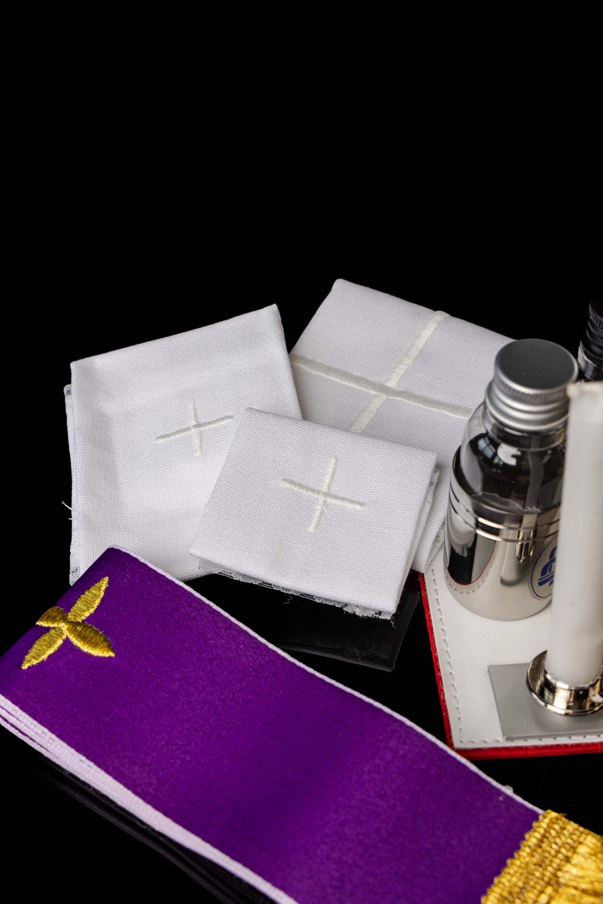 Mission Suitcase with Liturgical Equipment and Shoulder Strap