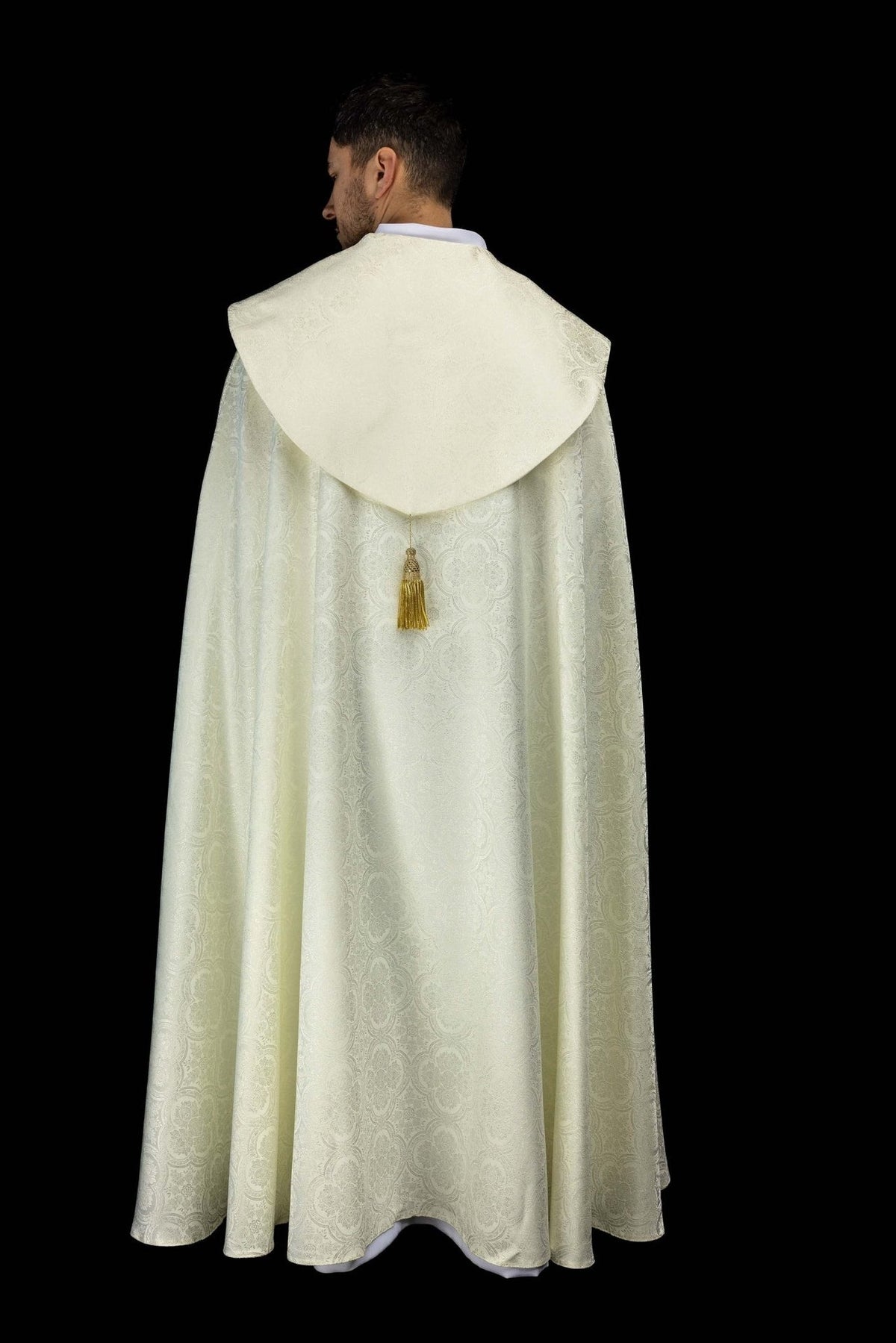 Kapa liturgiczna żakardowa ecru