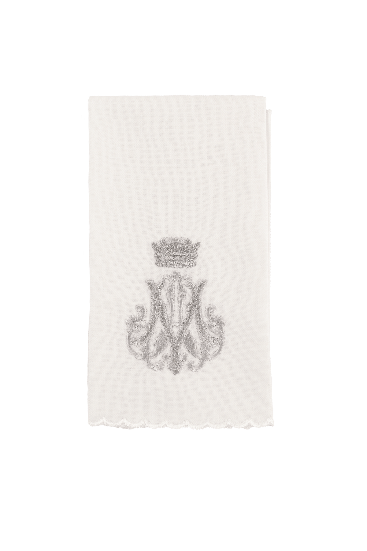 Liturgiczny komplet kielichowy z haftowanym motywem Maryjnym